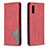 Handytasche Stand Schutzhülle Flip Leder Hülle B07F für Samsung Galaxy A02 Rot