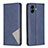 Handytasche Stand Schutzhülle Flip Leder Hülle B07F für Samsung Galaxy A04 4G Blau