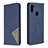 Handytasche Stand Schutzhülle Flip Leder Hülle B07F für Samsung Galaxy A11 Blau