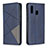 Handytasche Stand Schutzhülle Flip Leder Hülle B07F für Samsung Galaxy A20e Blau