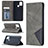 Handytasche Stand Schutzhülle Flip Leder Hülle B07F für Samsung Galaxy A21s