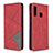 Handytasche Stand Schutzhülle Flip Leder Hülle B07F für Samsung Galaxy A70E Rot