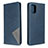 Handytasche Stand Schutzhülle Flip Leder Hülle B07F für Samsung Galaxy A71 4G A715 Blau