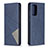 Handytasche Stand Schutzhülle Flip Leder Hülle B07F für Samsung Galaxy A72 5G Blau