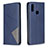 Handytasche Stand Schutzhülle Flip Leder Hülle B07F für Samsung Galaxy M01s Blau