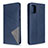 Handytasche Stand Schutzhülle Flip Leder Hülle B07F für Samsung Galaxy M40S Blau