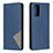 Handytasche Stand Schutzhülle Flip Leder Hülle B07F für Samsung Galaxy Note 20 5G Blau