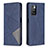 Handytasche Stand Schutzhülle Flip Leder Hülle B07F für Xiaomi Redmi 10 4G Blau