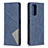 Handytasche Stand Schutzhülle Flip Leder Hülle B07F für Xiaomi Redmi Note 10 Pro 4G Blau