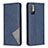 Handytasche Stand Schutzhülle Flip Leder Hülle B07F für Xiaomi Redmi Note 11 SE 5G Blau