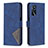 Handytasche Stand Schutzhülle Flip Leder Hülle B08F für Oppo A16s Blau