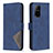 Handytasche Stand Schutzhülle Flip Leder Hülle B08F für Oppo A94 5G Blau