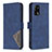 Handytasche Stand Schutzhülle Flip Leder Hülle B08F für Oppo Reno6 Lite Blau