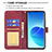 Handytasche Stand Schutzhülle Flip Leder Hülle B08F für Oppo Reno6 Pro 5G India