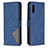 Handytasche Stand Schutzhülle Flip Leder Hülle B08F für Samsung Galaxy A02 Blau