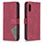 Handytasche Stand Schutzhülle Flip Leder Hülle B08F für Samsung Galaxy A02 Rot