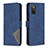 Handytasche Stand Schutzhülle Flip Leder Hülle B08F für Samsung Galaxy A02s Blau