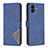 Handytasche Stand Schutzhülle Flip Leder Hülle B08F für Samsung Galaxy A04E Blau