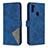 Handytasche Stand Schutzhülle Flip Leder Hülle B08F für Samsung Galaxy A11 Blau