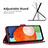 Handytasche Stand Schutzhülle Flip Leder Hülle B08F für Samsung Galaxy A13 4G