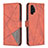 Handytasche Stand Schutzhülle Flip Leder Hülle B08F für Samsung Galaxy A13 4G Orange