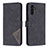 Handytasche Stand Schutzhülle Flip Leder Hülle B08F für Samsung Galaxy A13 5G Schwarz