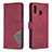 Handytasche Stand Schutzhülle Flip Leder Hülle B08F für Samsung Galaxy A20 Rot