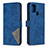 Handytasche Stand Schutzhülle Flip Leder Hülle B08F für Samsung Galaxy A21s Blau