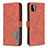 Handytasche Stand Schutzhülle Flip Leder Hülle B08F für Samsung Galaxy A22 5G Orange