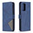 Handytasche Stand Schutzhülle Flip Leder Hülle B08F für Samsung Galaxy A72 5G Blau