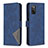 Handytasche Stand Schutzhülle Flip Leder Hülle B08F für Samsung Galaxy F02S SM-E025F Blau