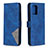 Handytasche Stand Schutzhülle Flip Leder Hülle B08F für Samsung Galaxy M80S Blau