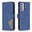 Handytasche Stand Schutzhülle Flip Leder Hülle B08F für Samsung Galaxy Quantum2 5G Blau