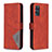 Handytasche Stand Schutzhülle Flip Leder Hülle B08F für Samsung Galaxy S20 Plus Orange