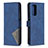 Handytasche Stand Schutzhülle Flip Leder Hülle B08F für Xiaomi Redmi Note 10 Pro 4G Blau