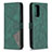 Handytasche Stand Schutzhülle Flip Leder Hülle B08F für Xiaomi Redmi Note 10 Pro 4G Grün
