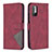 Handytasche Stand Schutzhülle Flip Leder Hülle B08F für Xiaomi Redmi Note 10T 5G Rot
