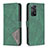 Handytasche Stand Schutzhülle Flip Leder Hülle B08F für Xiaomi Redmi Note 11 Pro 5G Grün