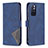 Handytasche Stand Schutzhülle Flip Leder Hülle B08F für Xiaomi Redmi Note 11T 5G Blau