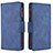 Handytasche Stand Schutzhülle Flip Leder Hülle B09F für Samsung Galaxy Note 20 5G Blau