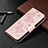 Handytasche Stand Schutzhülle Flip Leder Hülle B09F für Xiaomi Redmi Note 13 5G Rosegold