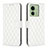 Handytasche Stand Schutzhülle Flip Leder Hülle B11F für Motorola Moto Edge (2023) 5G Weiß
