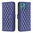 Handytasche Stand Schutzhülle Flip Leder Hülle B11F für Motorola Moto Edge 40 Neo 5G Blau