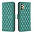 Handytasche Stand Schutzhülle Flip Leder Hülle B11F für Samsung Galaxy A13 4G Grün