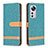 Handytasche Stand Schutzhülle Flip Leder Hülle B11F für Xiaomi Mi 12 Pro 5G Grün