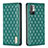 Handytasche Stand Schutzhülle Flip Leder Hülle B11F für Xiaomi POCO M3 Pro 5G Grün