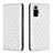 Handytasche Stand Schutzhülle Flip Leder Hülle B11F für Xiaomi Redmi Note 10 Pro 4G Weiß
