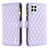 Handytasche Stand Schutzhülle Flip Leder Hülle B12F für Samsung Galaxy A22 4G Violett