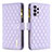 Handytasche Stand Schutzhülle Flip Leder Hülle B12F für Samsung Galaxy A72 4G Violett