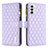 Handytasche Stand Schutzhülle Flip Leder Hülle B12F für Samsung Galaxy F23 5G Violett